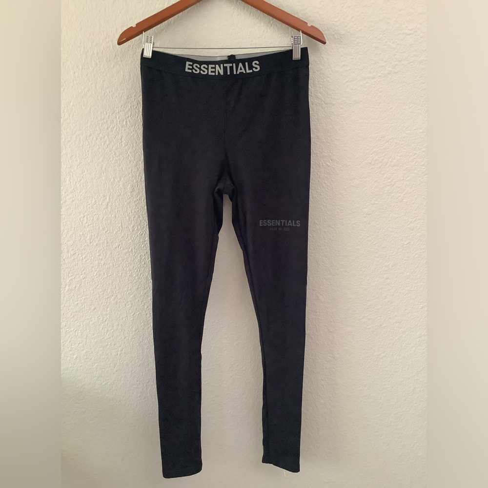 Essentials Fear of God Black Performance Legging Pants Workout Gym Size Small